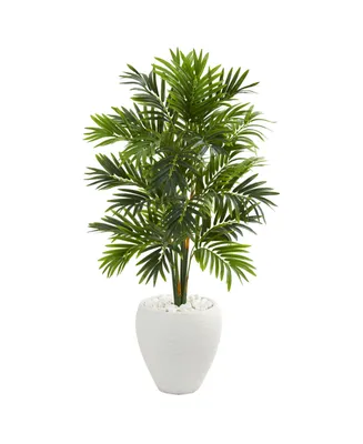 Nearly Natural 4.5' Areca Artificial Palm Tree in Planter