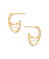 brook & york 14K Gold-Plated Vermeil Chandler Hoops