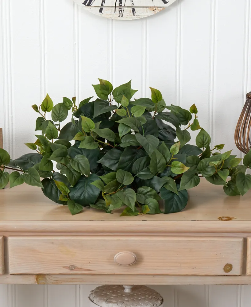 Nearly Natural 31in. Philodendron Artificial Ledge Plant