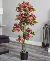 Nearly Natural 5' Azalea Artificial Tree