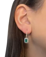 Le Vian Costa Smeralda Emerald (3/4 ct. t.w.) & Diamond (5/8 ct. t.w.) Drop Earrings in 14k Gold