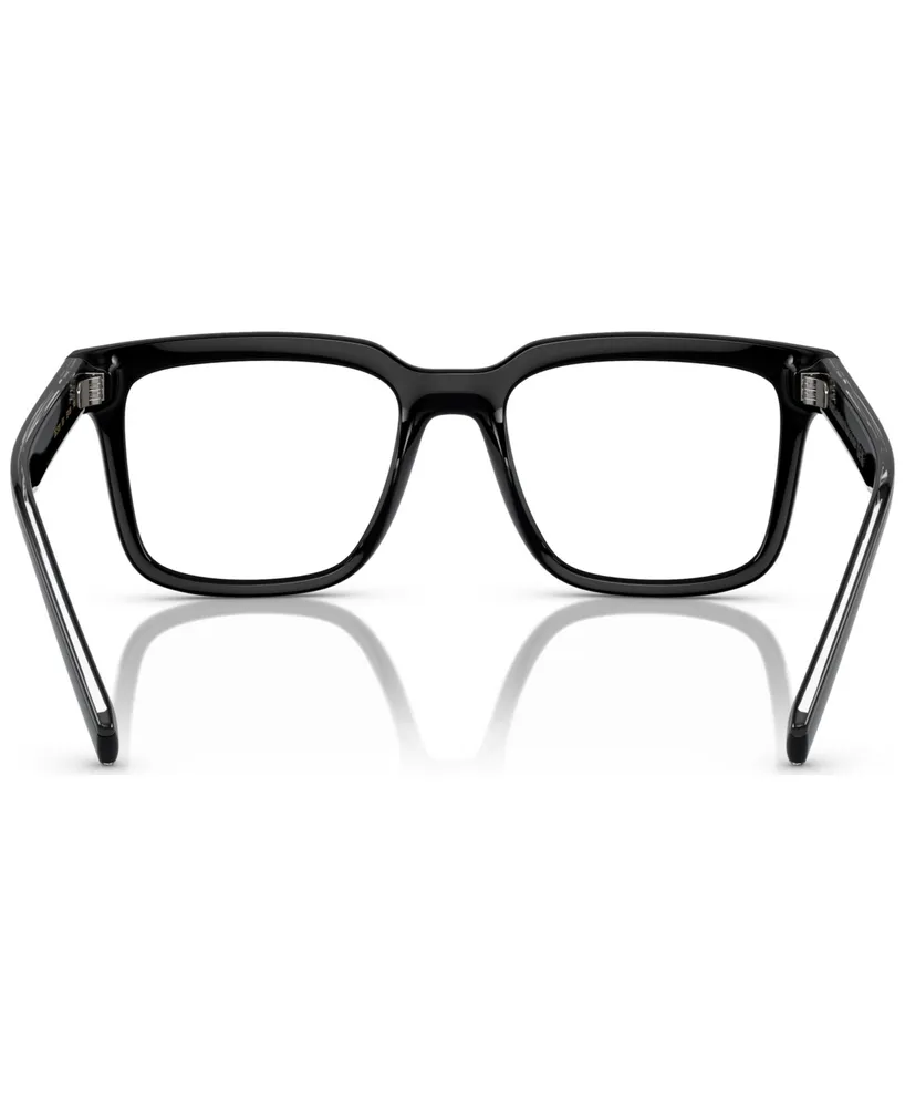 Dolce&Gabbana Men's Square Eyeglasses, DG5101 52