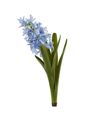 Nearly Natural 13-In. Hyacinth Artificial Flower, Set of 4