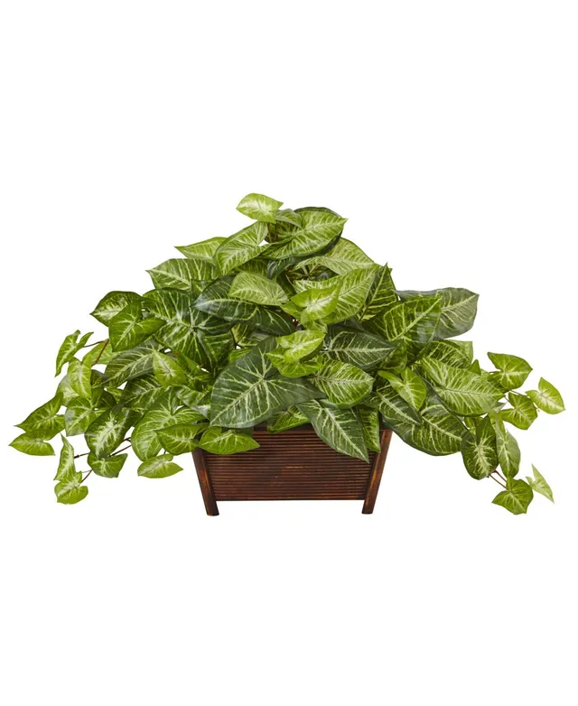 Nearly Natural Pothos Ledge Plant (Set on Foam) Silk Plant