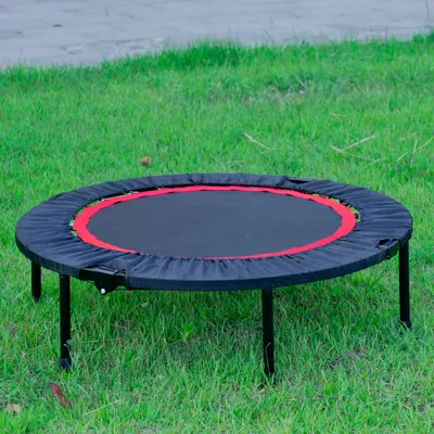 Simplie Fun 40 Inch Mini Exercise Trampoline For Adults Or Kids - Indoor Fitness Rebounder Trampoline