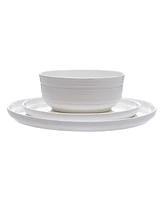 Mikasa Callie Bone China 12 Piece Dinnerware Set, Service for 4