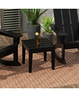 WestinTrends Outdoor Patio Modern Adirondack Side Table