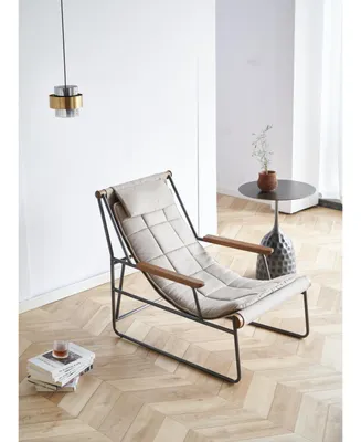 Simplie Fun Velvet Lounge Chair
