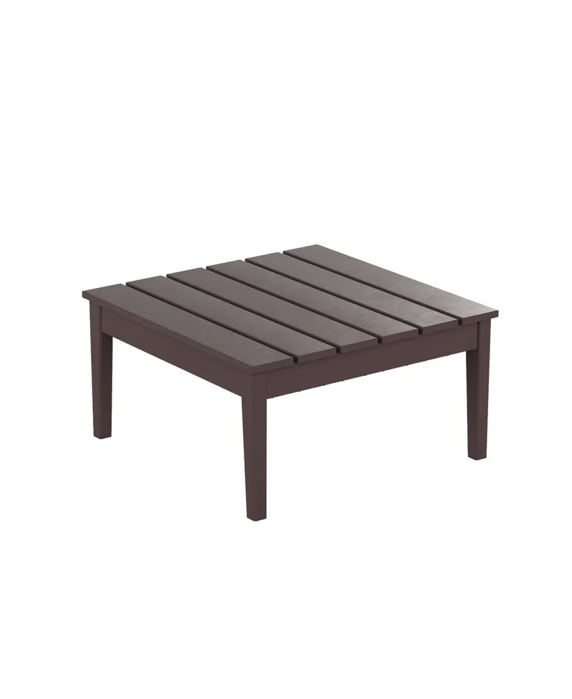 WestinTrends Outdoor Patio Modern Adirondack Coffee Table