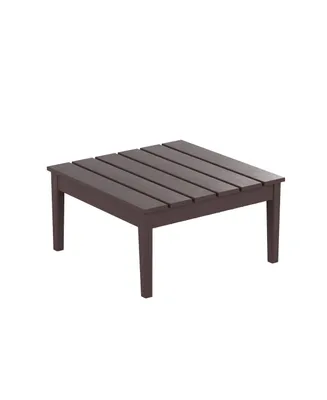 WestinTrends Outdoor Patio Modern Adirondack Coffee Table