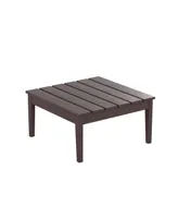 WestinTrends Outdoor Patio Modern Adirondack Coffee Table