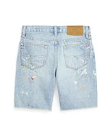 Polo Ralph Lauren Big Boys Sullivan Slim Paint Splatter Shorts