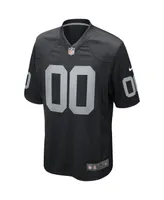 Men's Nike Jim Otto Black Las Vegas Raiders Game Retired Player Jersey