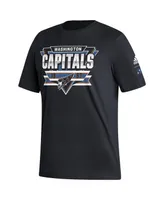 Men's adidas Black Washington Capitals Reverse Retro 2.0 Fresh Playmaker T-shirt