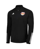 Men's adidas Black New York Red Bulls 2023 On-Field Aeroready Full-Zip Training Top