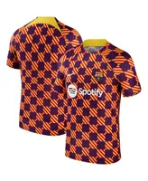 Men's Nike Yellow Barcelona 2023 Pre-Match Performance Top