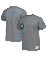 Men's Mitchell & Ness Gray Charlotte Fc City T-shirt