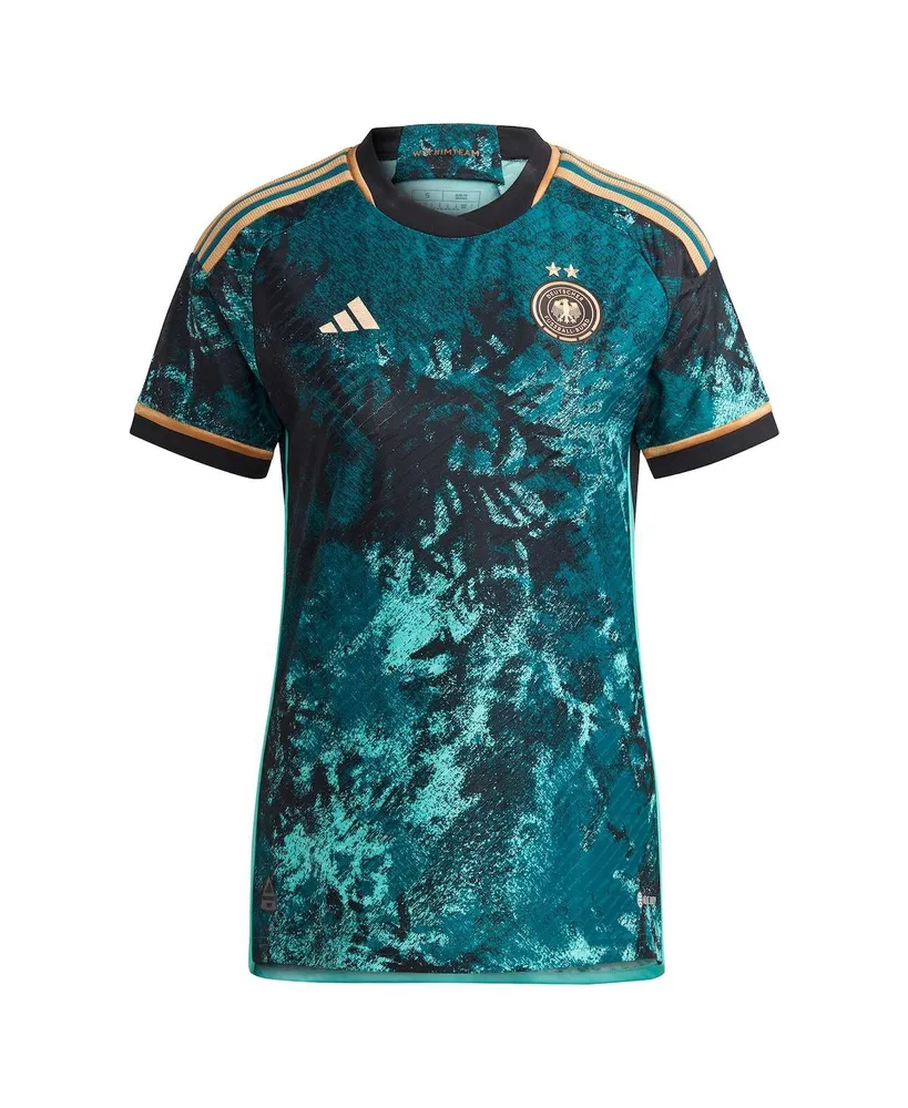 Women's adidas Teal Germany National Team 2023 Away Authentic Jersey