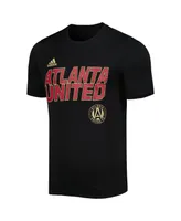 Men's adidas Black Atlanta United Fc Team Jersey Hook Aeroready T-shirt