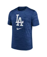 Men's Nike Royal Los Angeles Dodgers Logo Velocity Performance T-shirt