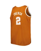 Men's Mitchell & Ness Pj Tucker Texas Orange Longhorns Big and Tall Swingman Jersey