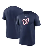 Men's Nike Navy Washington Nationals Big and Tall Logo Legend Performance T-shirt