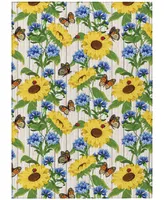 D Style Vertes Kitchen VRT16 3' x 5' Area Rug