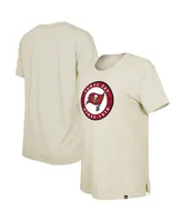 Women's New Era Cream Tampa Bay Buccaneers 2023 Nfl Draft T-shirt