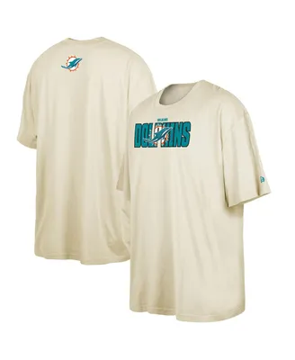 Men's New Era Cream Miami Dolphins 2023 Nfl Draft Big and Tall T-shirt