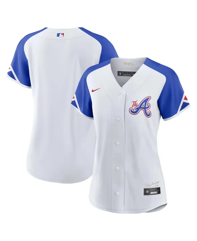 Atlanta Braves Nike Home Replica Custom Jersey - White