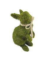 10.5 Green Moss Standing Bunny Rabbit Spring Easter Figure