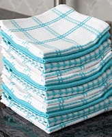 T-Fal Coordinating Flat Waffle Weave Dish Cloth, Set of 12