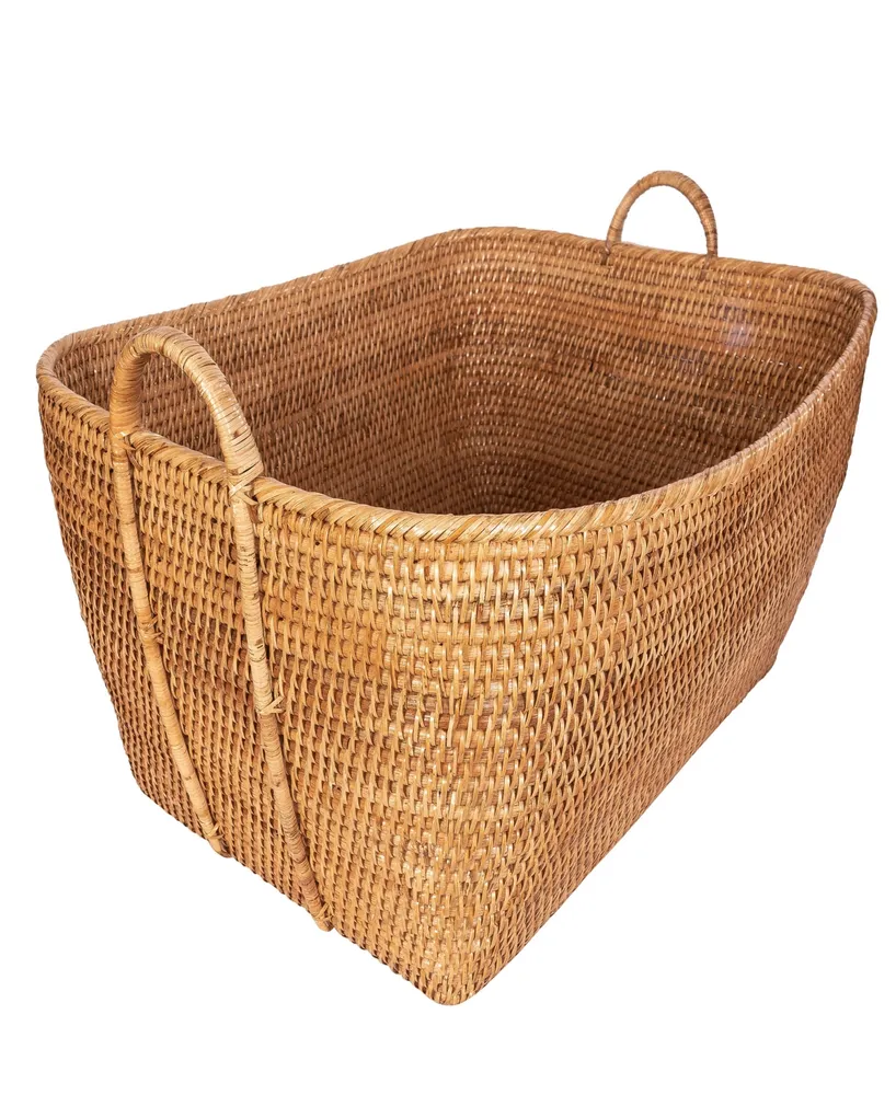 Saboga Home Everything Basket with Hoop Handles