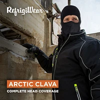 RefrigiWear Men's Arctic Clava - Thermal Balaclava with Polartec Fleece for Extreme Cold Protection