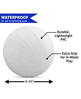 Botabee Swimming Pool Standard | Pool Volleyball for Use with Dunnrite, Intex, Swimways or Other Pool Volleyball Sets (Classic White)