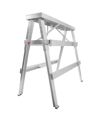 GypTool Adjustable Height Drywall Taping & Finishing Walk-Up Bench: 18 in