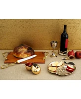 Michael Aram Gold Plated Apple Honey Pot