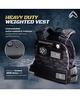 Tribe Wod Adjustable Weighted Vest for Men and Women Workout, Designed for Endurance Strength and Cross-Training Vest.