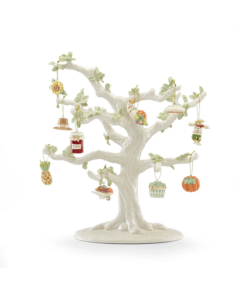 Lenox Autumn Favorites 10-Piece Ornament Tree Set