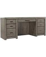 Closeout! Modern Loft 2PC Credenza Set (Credenza and Hutch)
