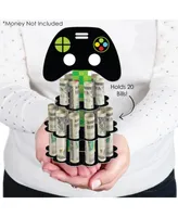 Big Dot of Happiness Game Zone Diy Pixel Video Game Party or Birthday Party Money Holder Cash Cake