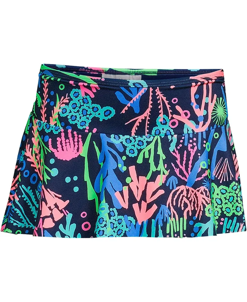 Lands' End Big Girls Swim Mini Skirt Bottoms