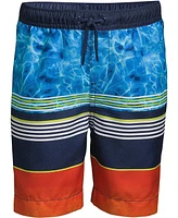 Lands' End Boys Printed Swim Trunks