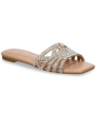 I.n.c. International Concepts Women's Tianah Embellished Flat Sandals, Created for Macy's