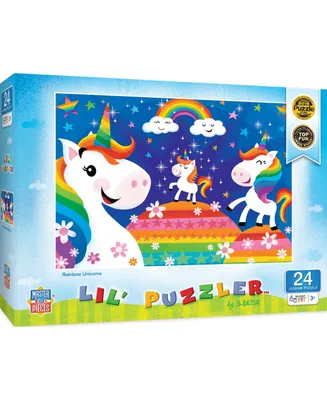 Masterpieces Lil Puzzler - Rainbow Unicorns 24 Piece Jigsaw Puzzle