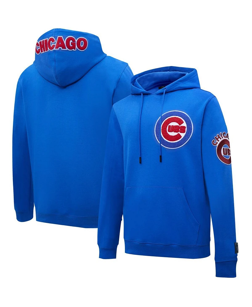Men's Royal Chicago Cubs Pro Standard Logo Pullover Hoodie