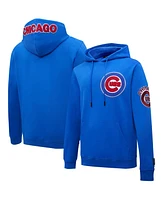 Men's Royal Chicago Cubs Pro Standard Logo Pullover Hoodie