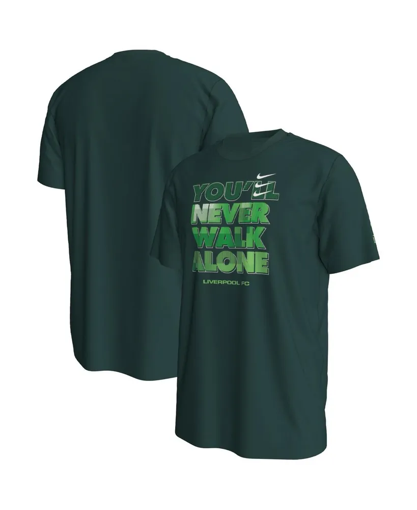 Men's Nike Green Liverpool Verbiage T-shirt