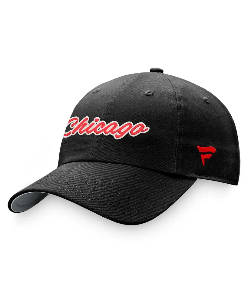 Women's Fanatics Black Chicago Blackhawks Breakaway Adjustable Hat