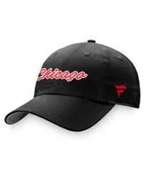 Women's Fanatics Black Chicago Blackhawks Breakaway Adjustable Hat